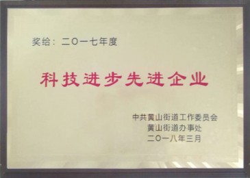 科技進(jìn)步先進(jìn)企業(yè)